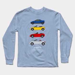 Kei sports car collection Long Sleeve T-Shirt